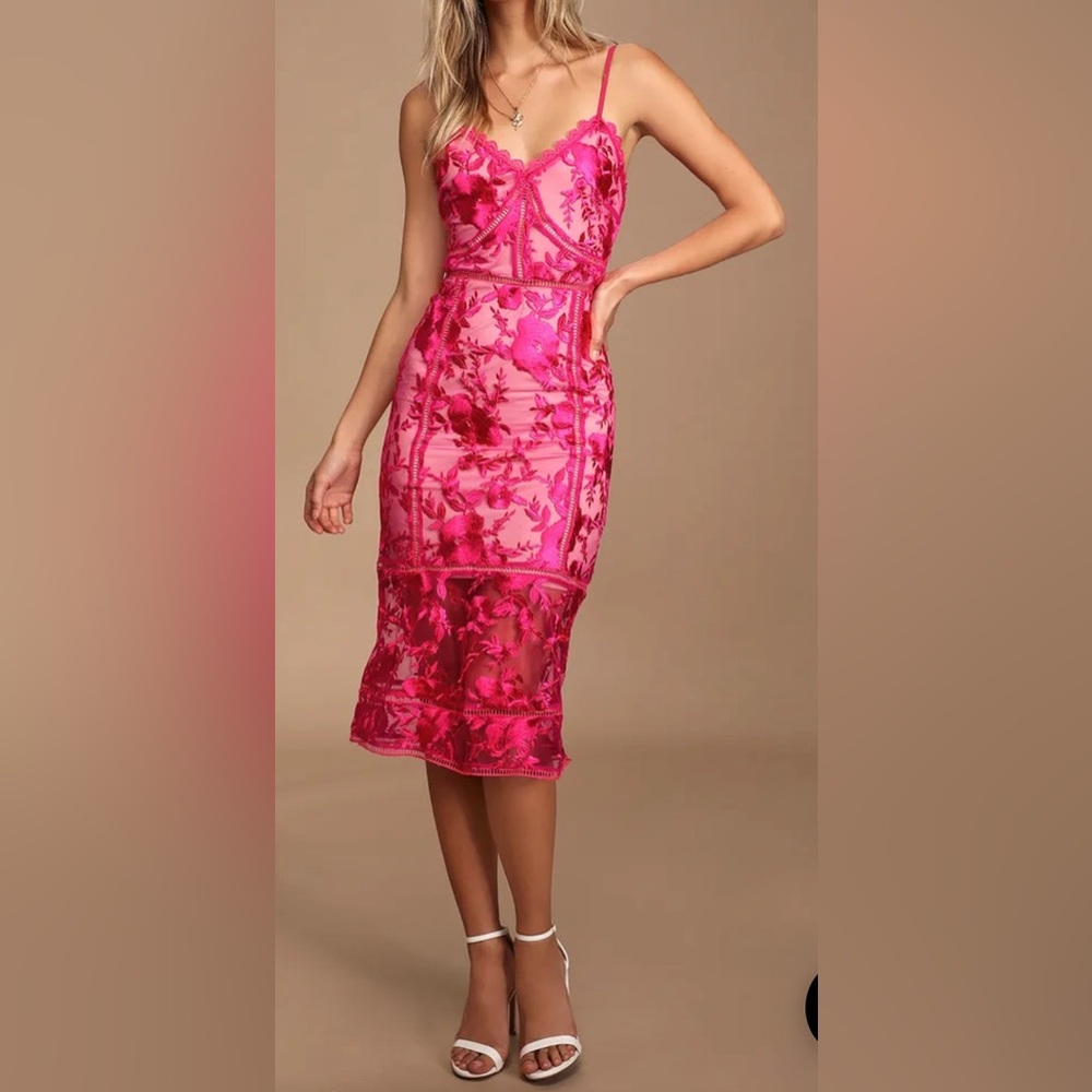 Lulu’s Hot Pink Dress